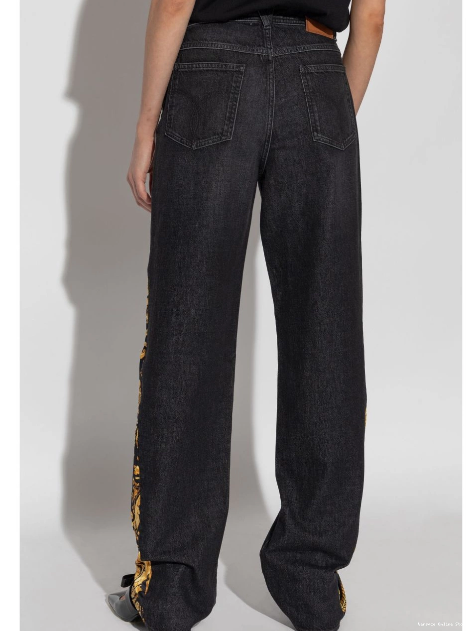 Cheap Women boyfriend Versace Barocco jeans 0718